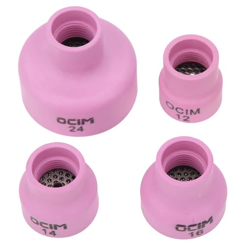 Gas lens set 12 15 et coupelles céramique pour torche TIG WP 17 18 26