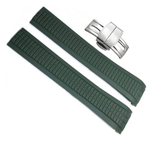 Bracelet montre caoutchouc 21mm résistant et fluorescent pour réparer la série 5167A silicone