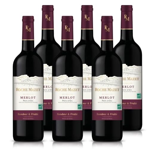 Roche Mazet – Rotwein Trocken – Merlot – Pays d'Oc IGP – Terra Vitis – (6 x 0,75 l)
