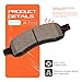 HYFTJYZ Front Brake Pads for Car Compatible with Chevrolet Colorado Trailblazer EXT Traverse SSR GMC Envoy XL Canyon Acadia Limited Buick Enclave Rainier Isuzu Ascender Saturn Outlook and Saab 9-7X