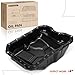 A-Premium Engine Oil Pan with Drain Plug Compatible with Jeep Patriot Compass Dodge Avenger Caliber Journey Chrysler 200 Cirrus Sebring L4 2.0L 2.4L
