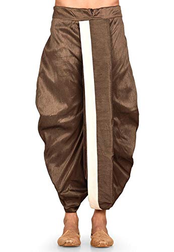 ARISHA Mens Dupion Art Silk Dhoti-(Free Size)-picture-38