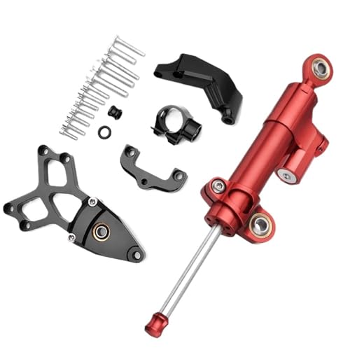 �X�e�A�����O�_���p�[ �̂��߂� CBR1000 2008-2014�p�I�[�g�o�C�_���p�[�X�e�A�����O�}�E���g�u���P�b�g�t���o�C�N�V���b�N�ň��S��������艻(Red)