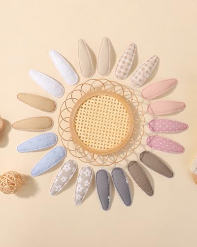 doboi 20 pinzas para cabello infantil con lazo floral miniatura 4
