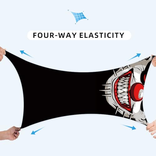 Flame Skull Neck Gaiter Windproof Sun Protection Face Cover for Halloween, Outdoor Sports, and Motorcycle Riding3