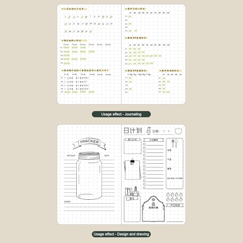 Papier de planification A5 de qualité supérieure pour écriture et affaires - 4