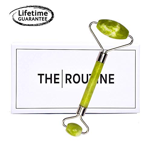 Jade Roller for Face | Anti-Aging Wrinkle | Premium 100% Natural Beauty Facial Skin Massager for Slimming & Firming - The Routine