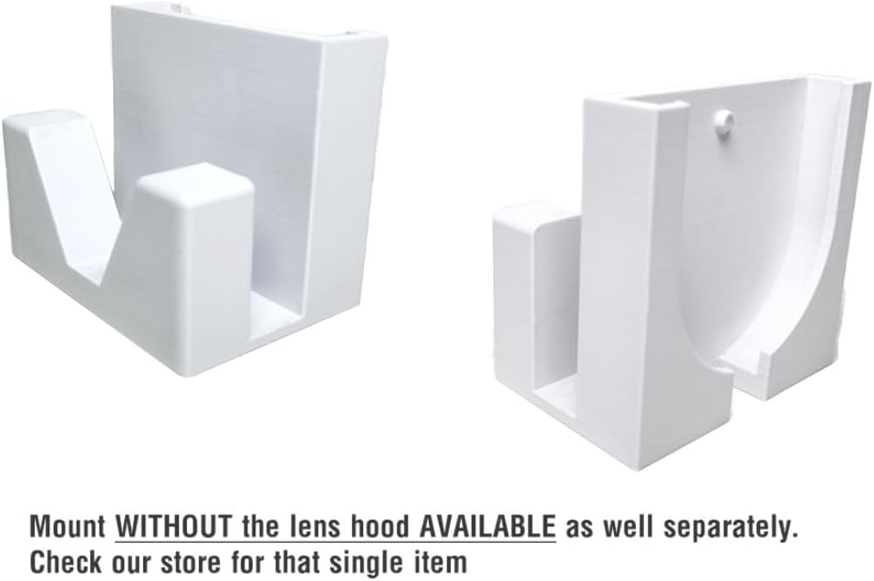 Window Screen Mount + Lens Hood Compatible with Tapo 2K C120 Security Wireless Camera for Window sill | for Sliding and Non-Sliding Screens | for Yard or Driveway Watching | 2 Colors