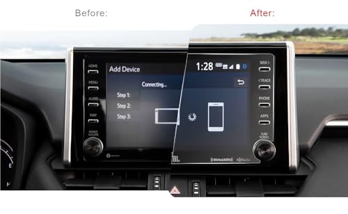 Verre trempé RAV4 C-HR 2019-2021 protection écran navigation auto