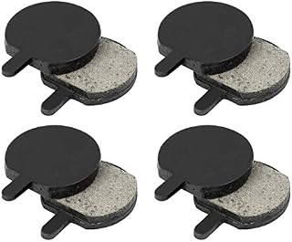X AUTOHAUX 4 Pair Semi Metal Bike Bicycle Resin Disc Brake Pads Black 28x22mm