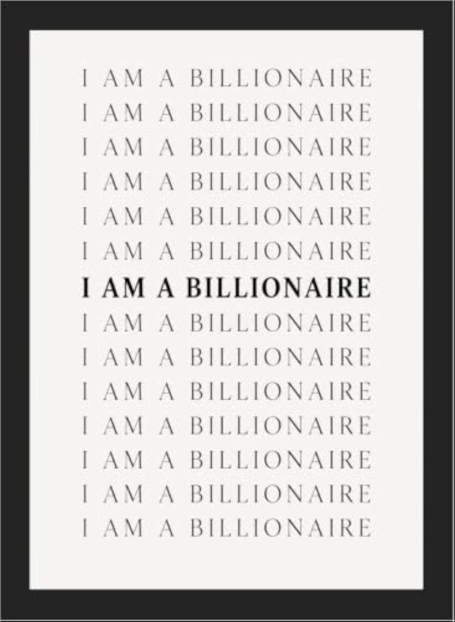 My First Billion Photo Frame for Home & Office