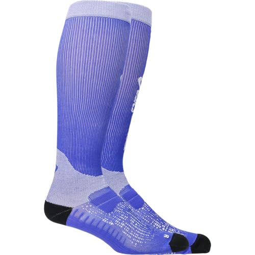 Asics Performance Run Compression Socks for Unisex Small 400 Cobalt Burst