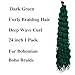 Green Braiding Hair Pre stretched Dark Green Boho Hair for Braiding Hypoallergenic Ez Braid Synthetic Knotless Itch Free Non Toxic Crochet Boho Braids
