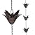 TZSSP Rain Chains Decorative Rain Chain Bell, Rain Chain for Gutters,8-1/2 Length, Flower Style