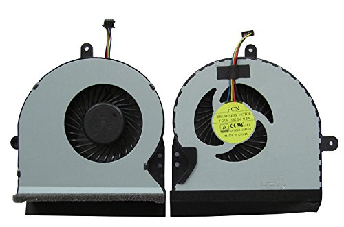 sywpart HK-Part Gpu Cooling Fan for Asus G751 G751J G751M G751JT G751JY G751JM Series Laptop Fan DC 5V 4-Pin 4-Wire