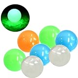 4 Pack Colorful Glow in The Dark Balls|Sticky Stress Balls |for Ceilings and Walls|Sticky Ceiling Balls|Suitable for Adults to De-Stress,ASMR Stuff Toy,Ceiling Balls,ADHD AutismToys
