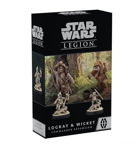 Star Wars Legion Logray & Wicket Commander Expansion miniatura 1