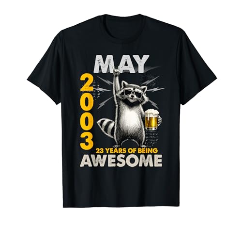 23rd Birthday Raccoon Beer May 1996 Vintage 23 Years Old T�V���c
