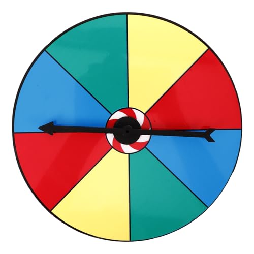 Unomor Desktop Prize Turntable Rotating Wheel for Raffle Games Compact Game Prop for Parties Family Gatherings and Business Events Safe and Lightweight Design