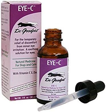 Dr. Goodpet Natural Vitamin C & Zinc Eye Drops for Dogs & Cats, Small