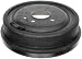 ACDelco 18B382 Professional Rear Brake Drum Assembly