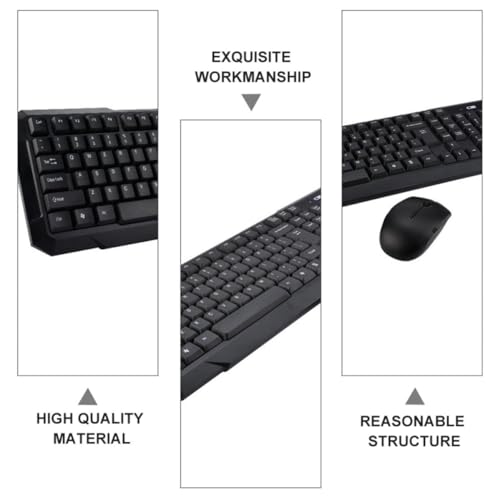 Teclado y ratón inalámbrico recargable y compacto para trabajar sin cables 3