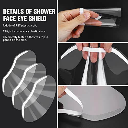 Sibba 30 Stück Einweg Augenschutz aus Kunststoff schützender DuschvisierGesichtsschutz für Microblading Permanent Makeup Wimpernverlängerung AugenKataraktChirurgie für Augen und Augenbrauen