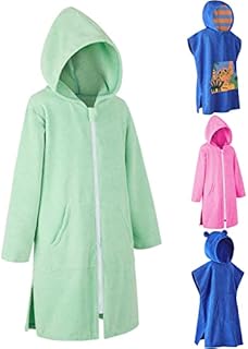 DiaryLook Kids Swimming Changing Robe Towel | Hooded Poncho Towels | Surf Changing Towel Girls | Beach Towels, Bathrobe, Childrens Dressing Gown Gifts
