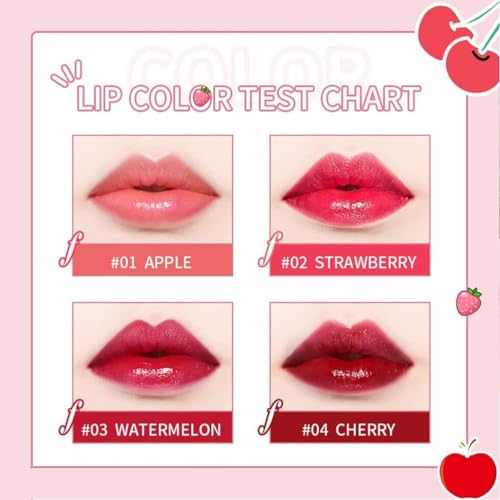 Image of Tint Lip & Cheek Stain | Korean Water Tint for Lips, Cheeks | Hydrating, Long-lasting Lip Gloss | Smudge-proof, Waterproof, Buildable Liquid Blush Tint | Multipot for Women & Girls Rose Tint