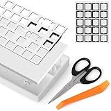 Nützliche Werkzeuge: Jede Tastatur ist anders, daher haben wir eine Schere, um es einfach für Sie zu machen, sie auf die perfekte Größe zu schneiden. Und wir bereiten auch eine Kunststoff-Hebelstange vor, um Ihnen zu helfen, Ihre Tastatur zu demontieren.