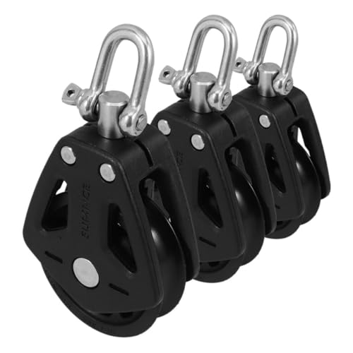 Poulie de levage double en nylon DOITOOL par 3 pour câble et pilates