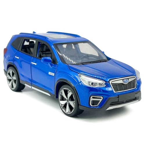 Modelo a Escala 1:30 Forester SUV e-Boxer Azul miniatura 3