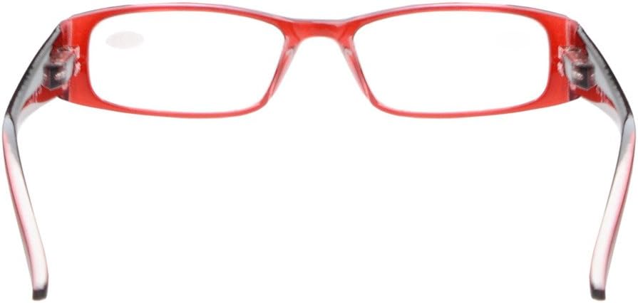 Blасk Frіdау 🔥 Eyekepper Spring Hinges Rectangular Eyeglasses Red (Red,+0.00)