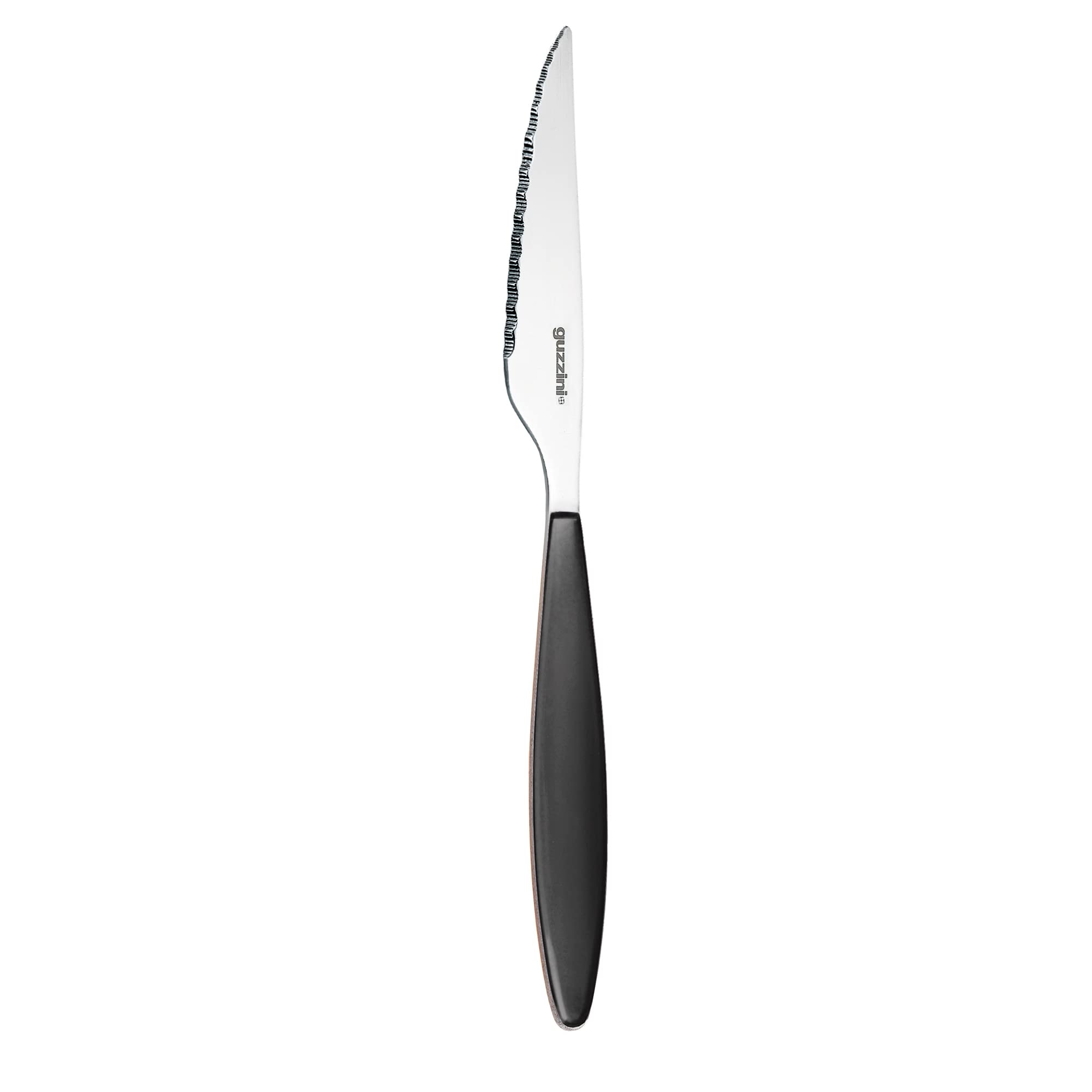 guzzini FEELING 23001022 Steak Knife, Gray, Total Length 8.9 inches (22.5 cm)
