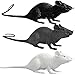 XONOR Halloween DÃcor Set of 3 Realistic Looking Spooky Mice Rats, Super Large Plastic Mouce for Best Halloween Decoration, 3 Colors (White & Black & Grey)