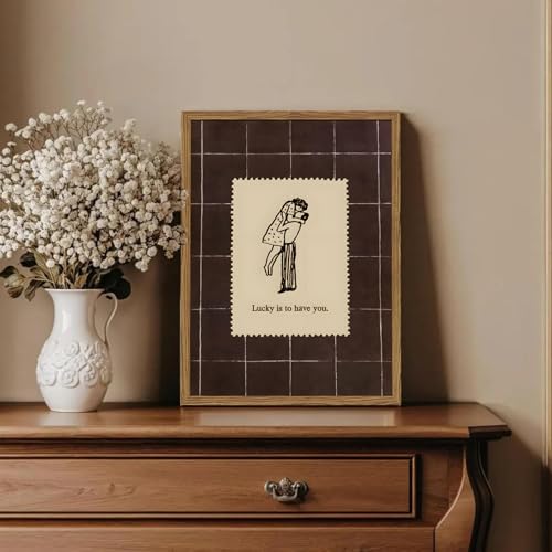 Mynotix Lucky Is to Have You Framed Canvas Wall Art #TOP4