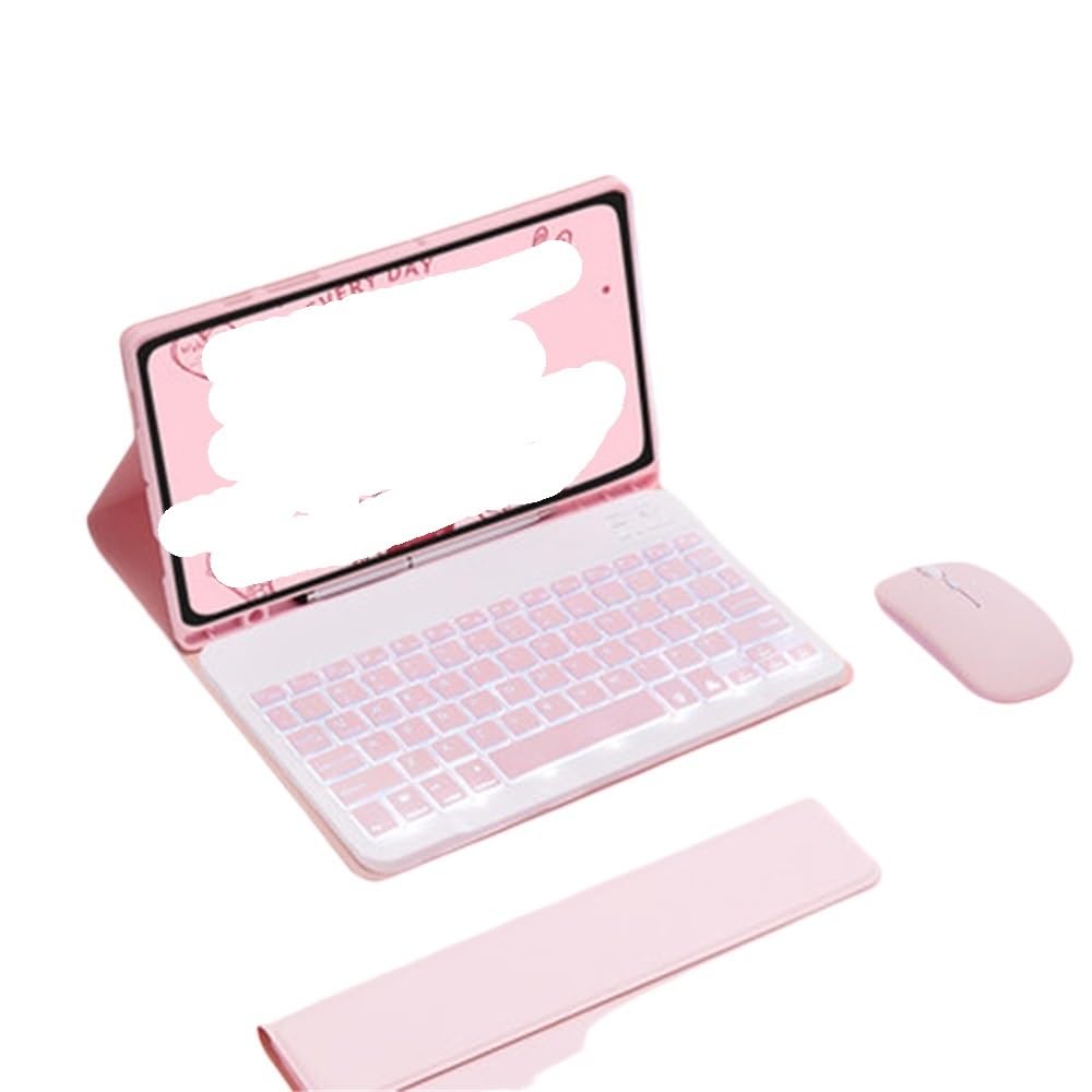 Étui de protection iPad 10e génération 11 pouces avec clavier rétroéclairé