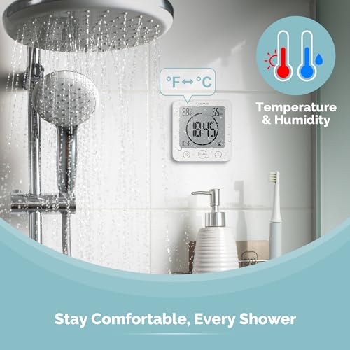 KADAMS Multi-Function Shower Clock Timer