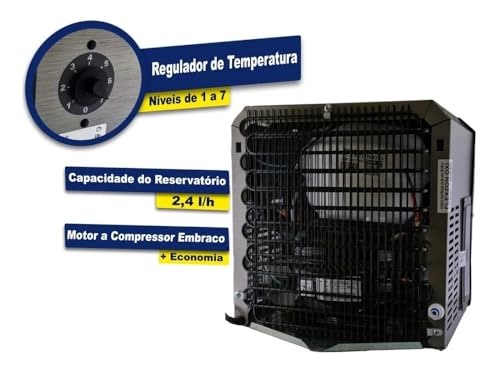Filtro Purificador Água com Super Ozônio Gelada Compressor Bactericida Flex Oxi - Top life (127, Pre