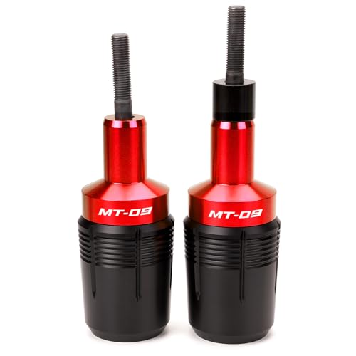 Image of Compatible with 2026 MT09 2025 MT 09 2024 2023 MT09 SP 2022 2021 MT-09 TRACER 9 GT FZ09 CNC Motorcycle Frame Sliders Crash Protector Pad Falling Protection (Red)