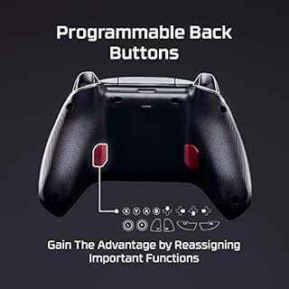 HyperX Clutch Gladiate – Wired Controller for Xbox One, Xbox Series X|S, PC, Officially Licensed by Xbox, Dual Trigger Locks, Programmable Buttons, Dual Rumble Motors