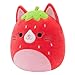 Squishmallows Original 8-Inch Olma Strawberry Cat - Official Jazwares Plush