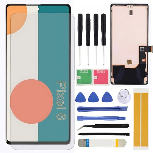 Écran LCD pour Google Pixel 6 de rechange avec outils pour réparer la vitre