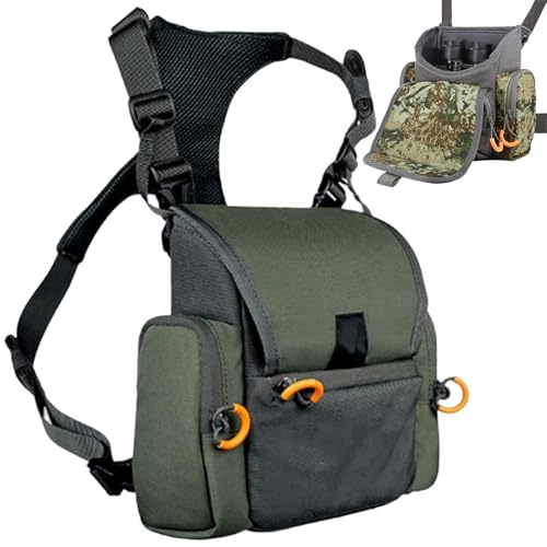Paquete de caza impermeable y arnés binocular ajustable transpirable 6