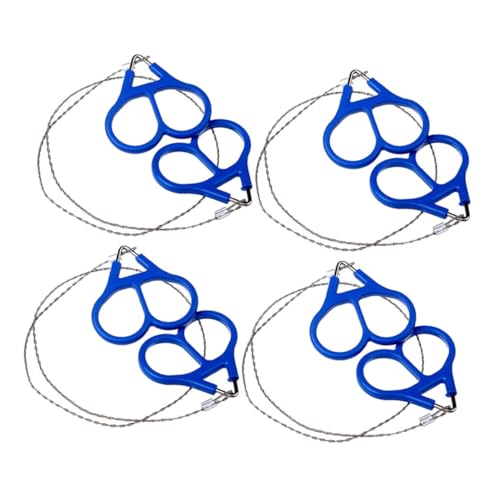 WOONEKY Survival Wire Saws Stainless Steel Wire Saws Portable for Emergency Outdoor