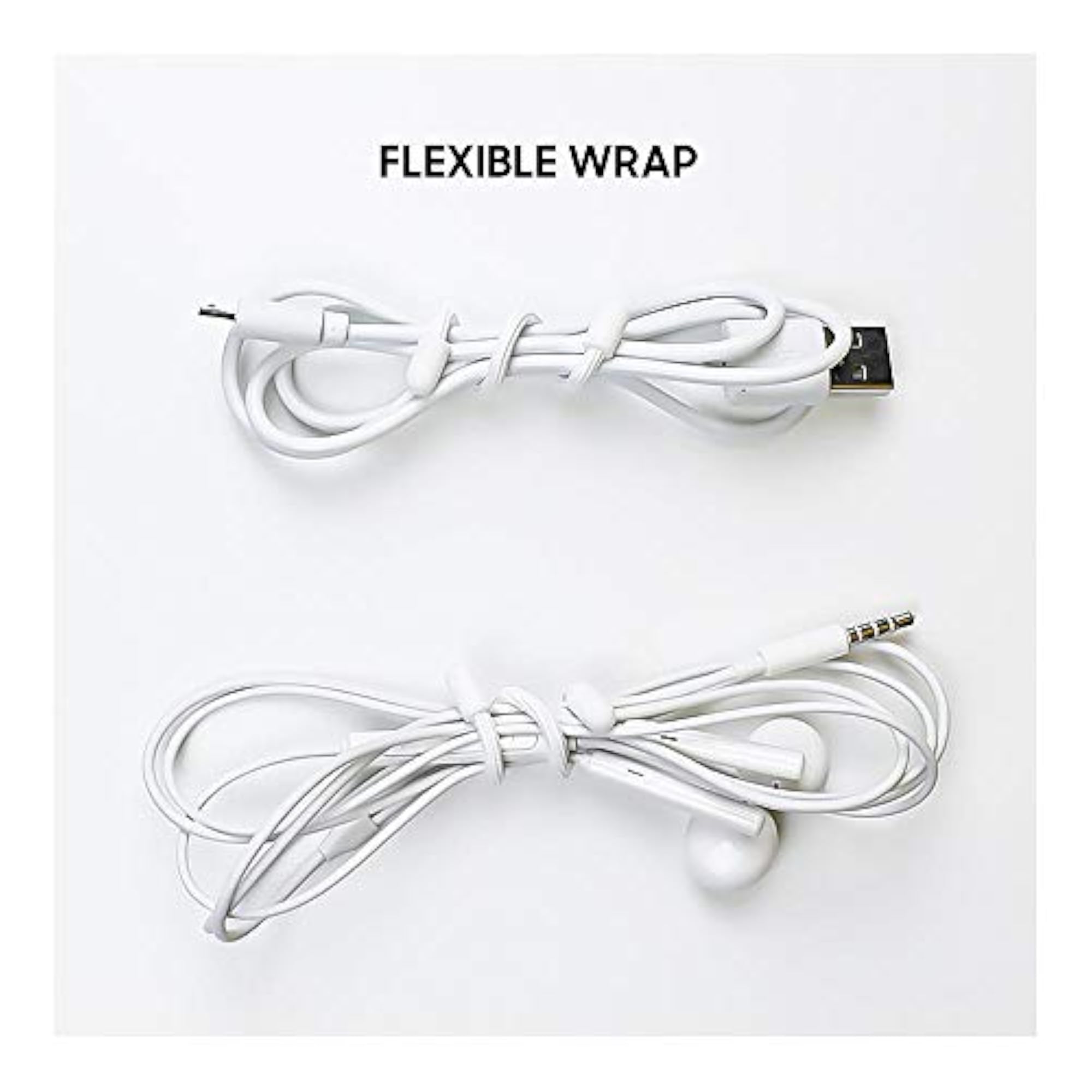 Wrap-Lock Strip Cable Bind Silicone Multipurpose Organiser