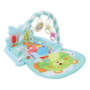 Kick Play Piano Gym Mat, Sensorische Ontwikkeling Huidvriendelijke Stof Verwijderbare Arm Been Oefeningen Zachte Lichten Baby Gym Play Piano Mat voor Thuisgebruik