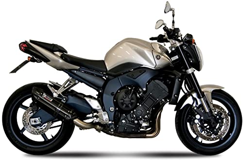 2 Anni di garanzia MIVV scarico suono inox nero compatibile con yamaha fz-1 fz1 2006 2007 2008 2009 2010 2011 2012 2013 2014 2015 2016