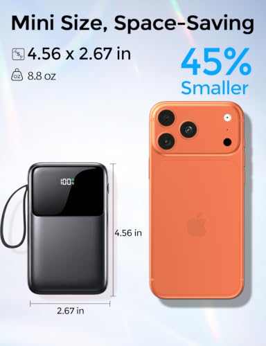 HELLEE-15000mAh-Portable-Charger-Power-Bank-45-Smaller-Built-in-4-Cables