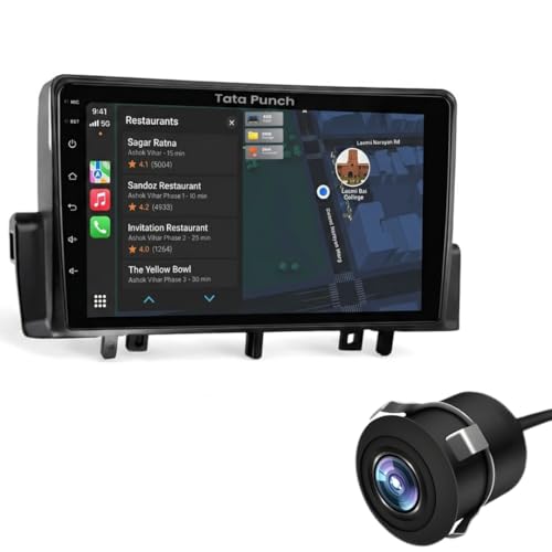 Image of Original QLED 9 inch Zlink Car Android Stereo | OS 13 | 4GB+32GB | Display Support Car Play & Android Auto | incl. AHD Rear Camera & Frame with -1 Year Warranty
